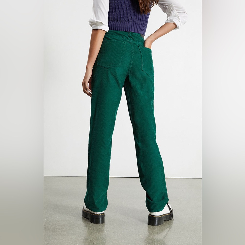 PacSun Green Corduroy Dad Jeans 28 - Picture 2 of 8
